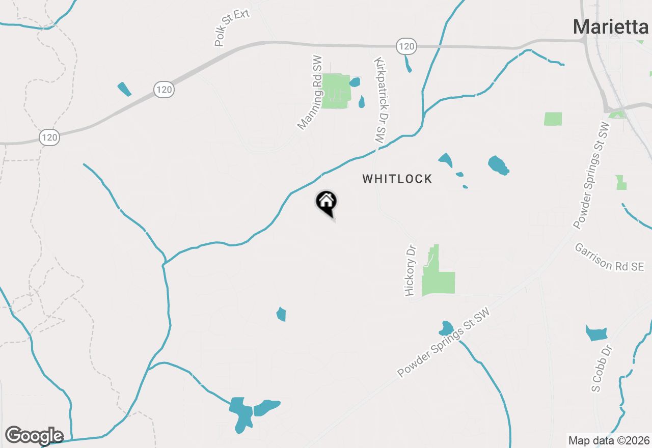 Map of 544 Bouldercrest Drive Sw, Marietta, GA 30064