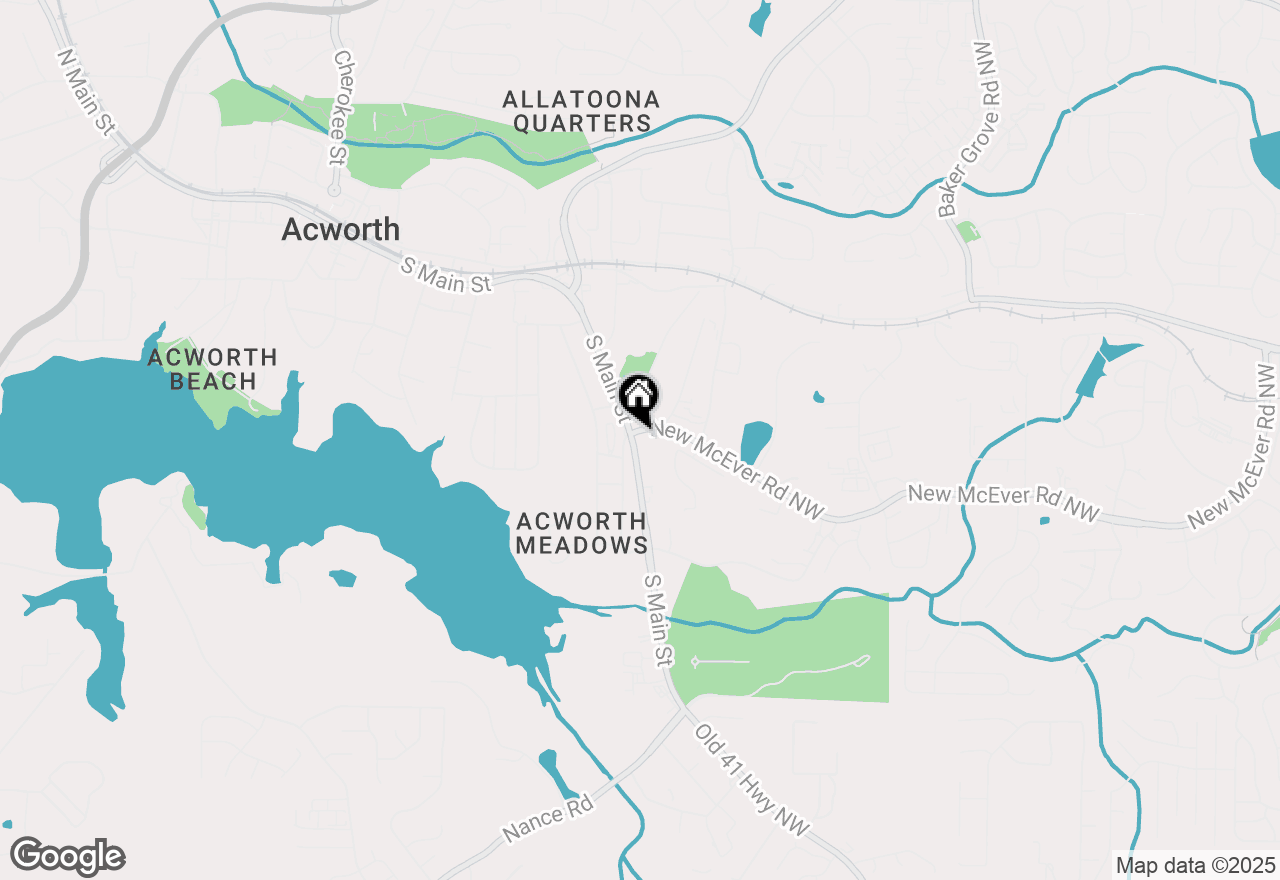 Map of 4270 S Main Street, Acworth, GA 30101