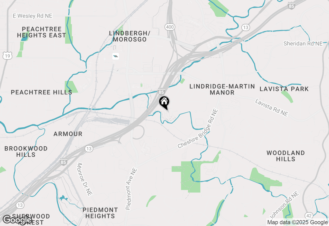 Map of 701 Cedar Chase Circle Ne, Atlanta, GA 30324