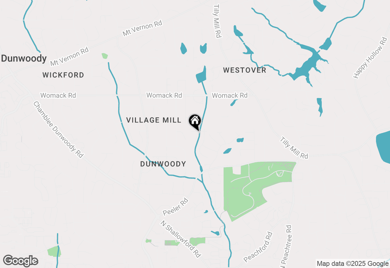 Map of 1935 Northbrooke Lane, Dunwoody, GA 30338