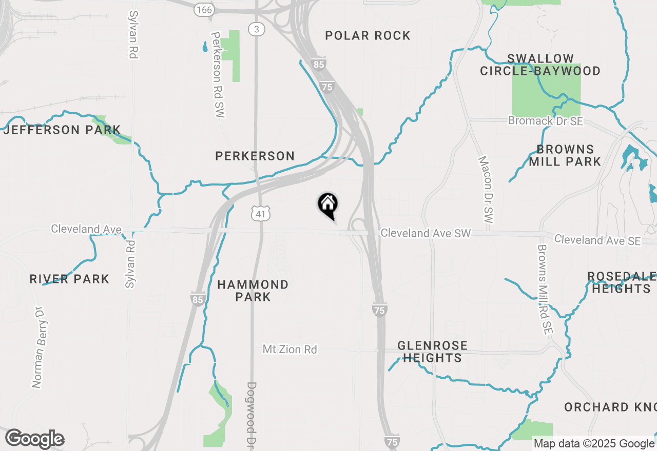 Map of 387 Cleveland Avenue, Atlanta, GA 30315