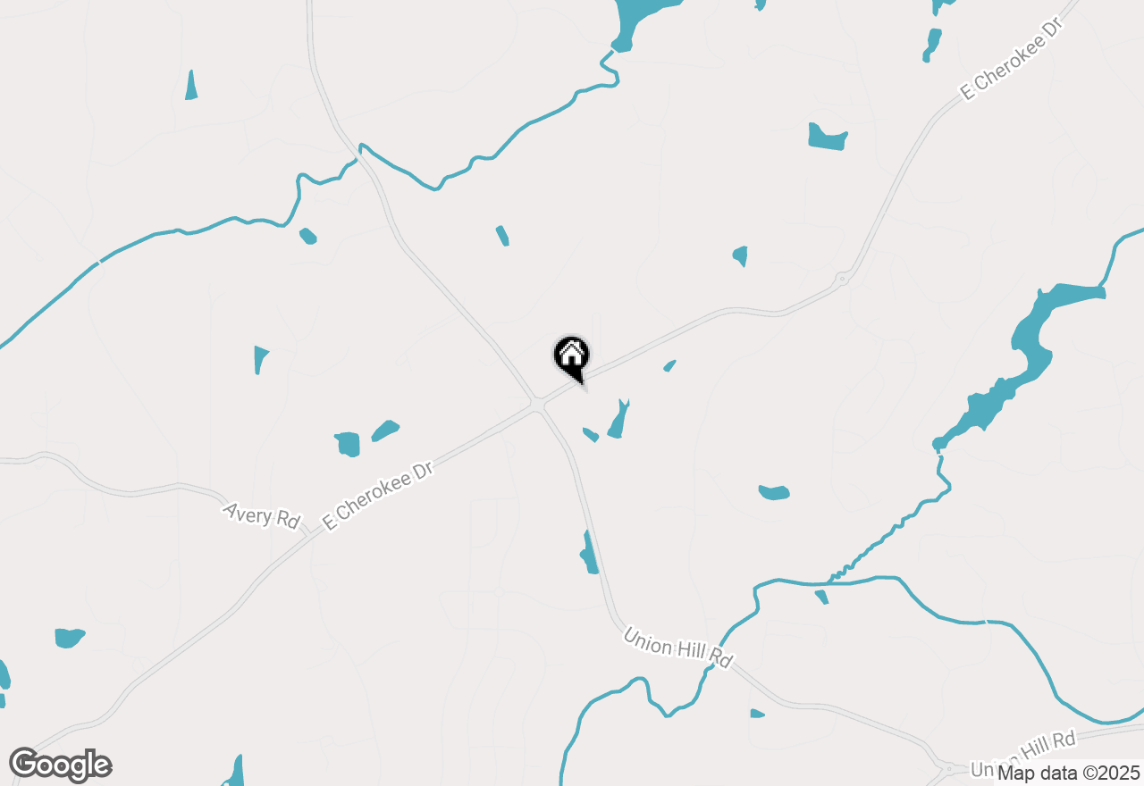 Map of 6428 E Cherokee Drive, Canton, GA 30115