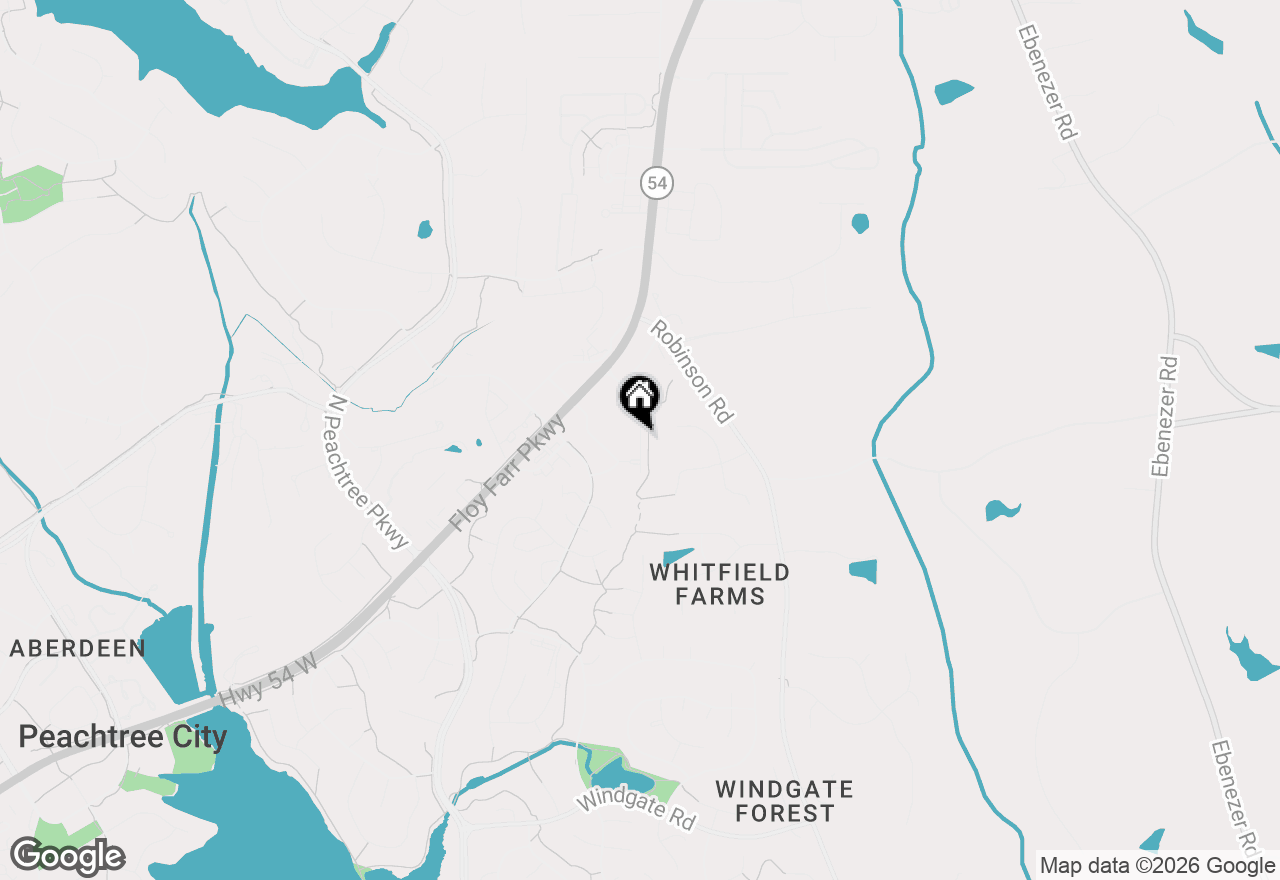 Map of 1145 Blair Lane, Peachtree City, GA 30269