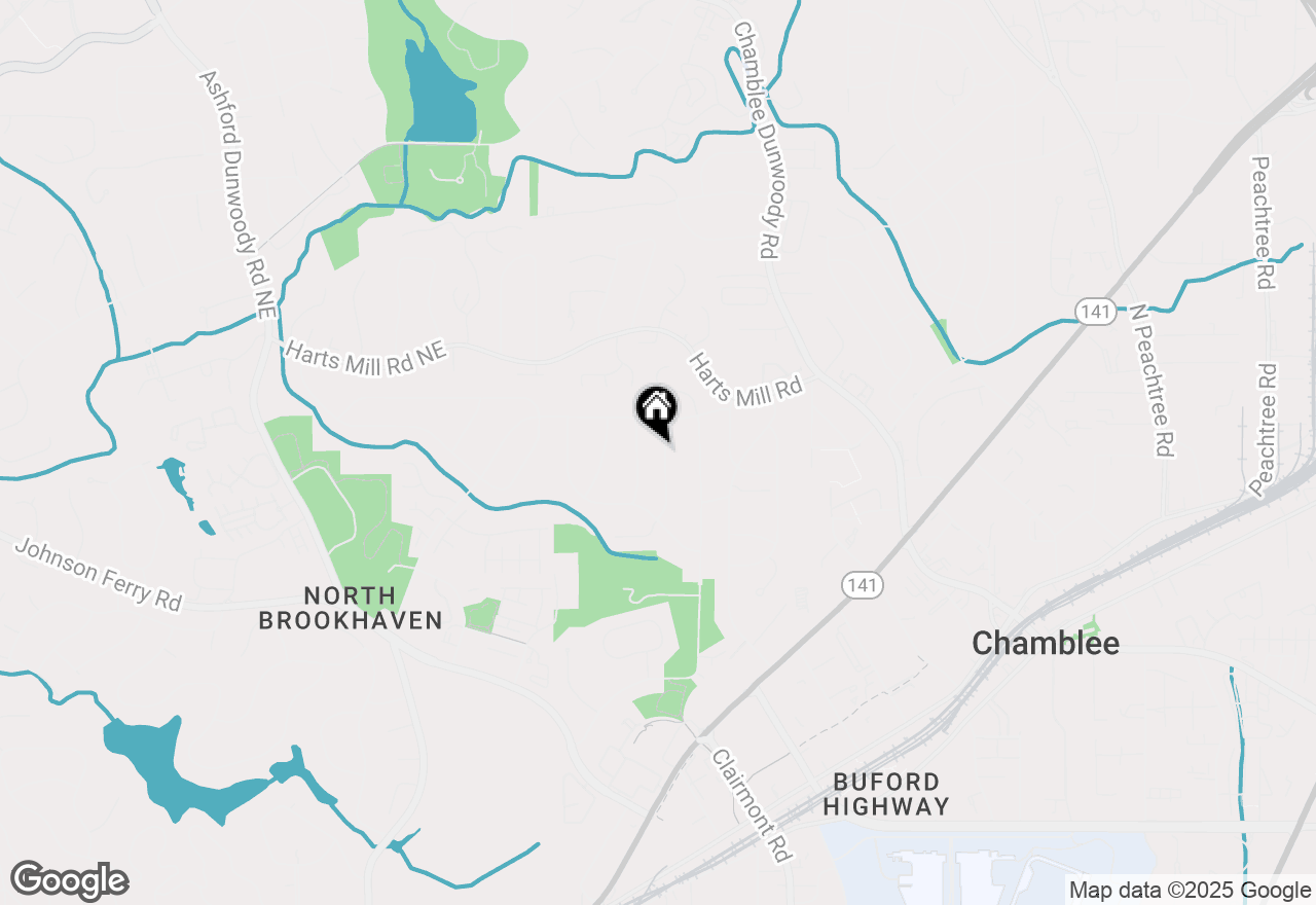 Map of 3654 London Road, Atlanta, GA 30341