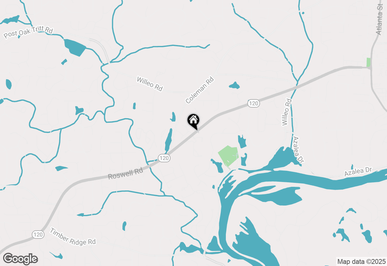 Map of 1005 Coleman Place Drive, Roswell, GA 30075