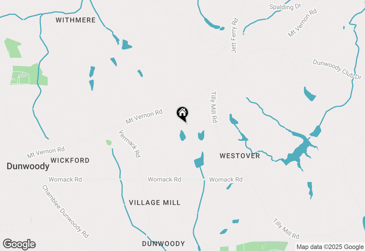 Map of 5143 Meadowlake Lane, Dunwoody, GA 30338
