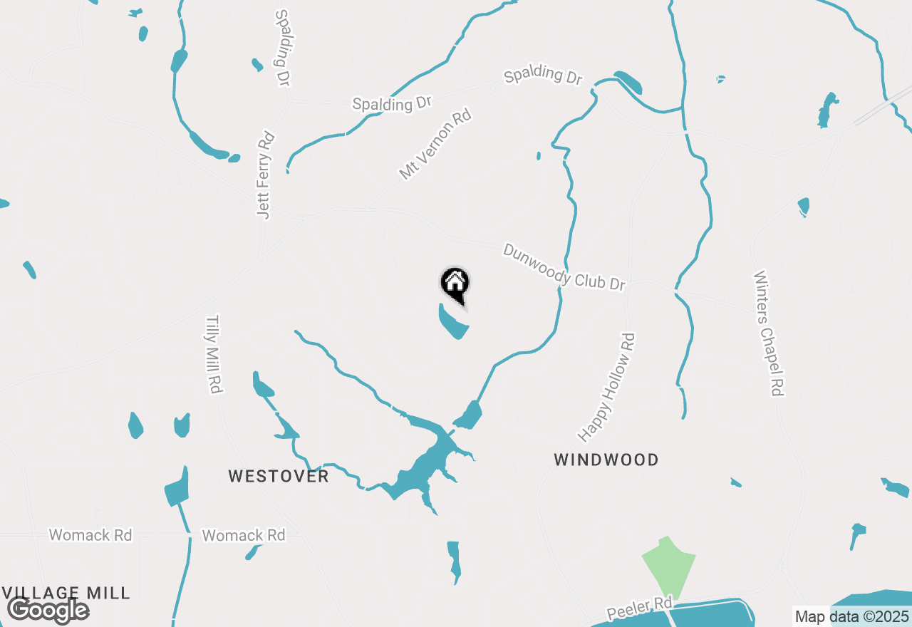 Map of 2389 Littlebrooke Drive, Dunwoody, GA 30338