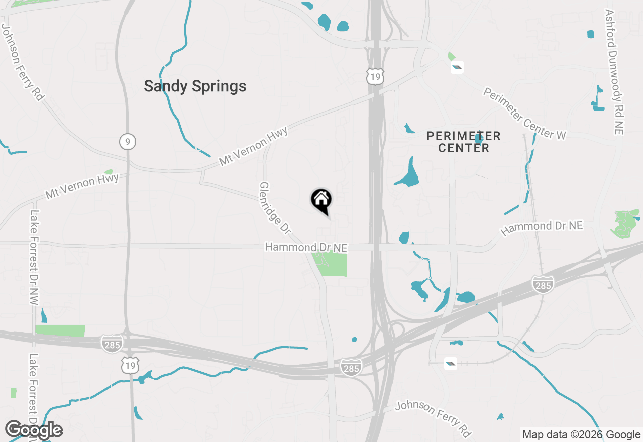 Map of 723 Glenairy Court, Sandy Springs, GA 30328