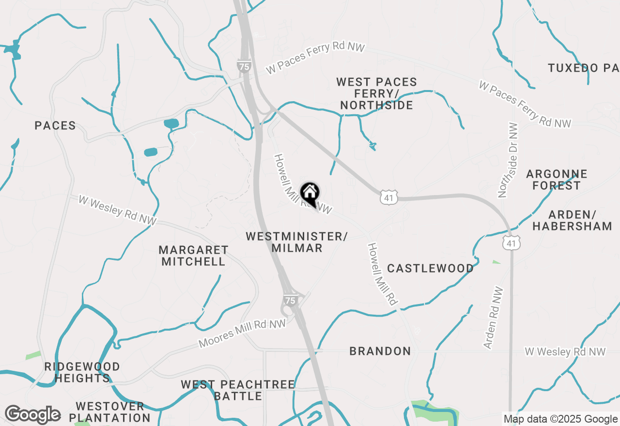 Map of 10 Westminster Close Drive Nw, Atlanta, GA 30327