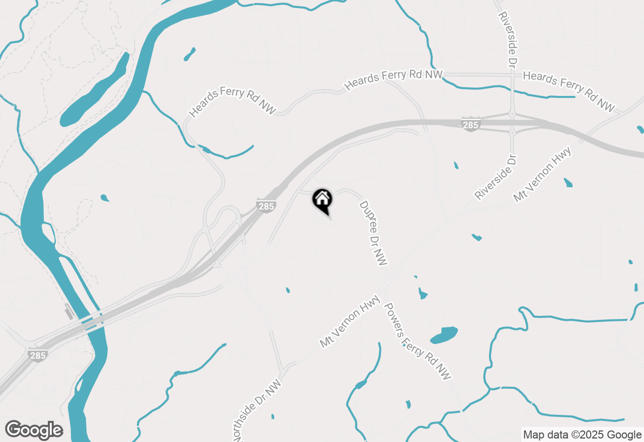 Map of 500 Bainbridge Drive, Sandy Springs, GA 30327