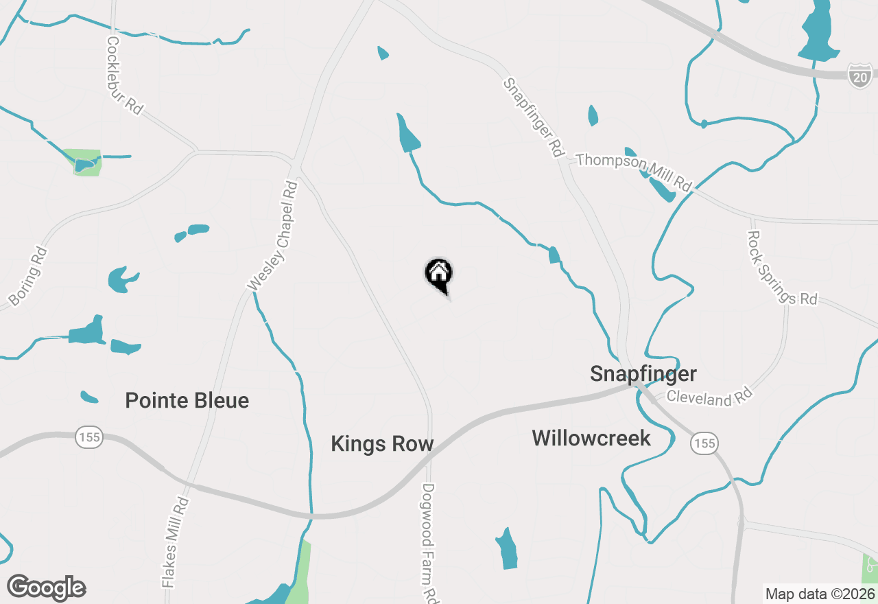 Map of 4260 Wyndham Park Drive, Decatur, GA 30034