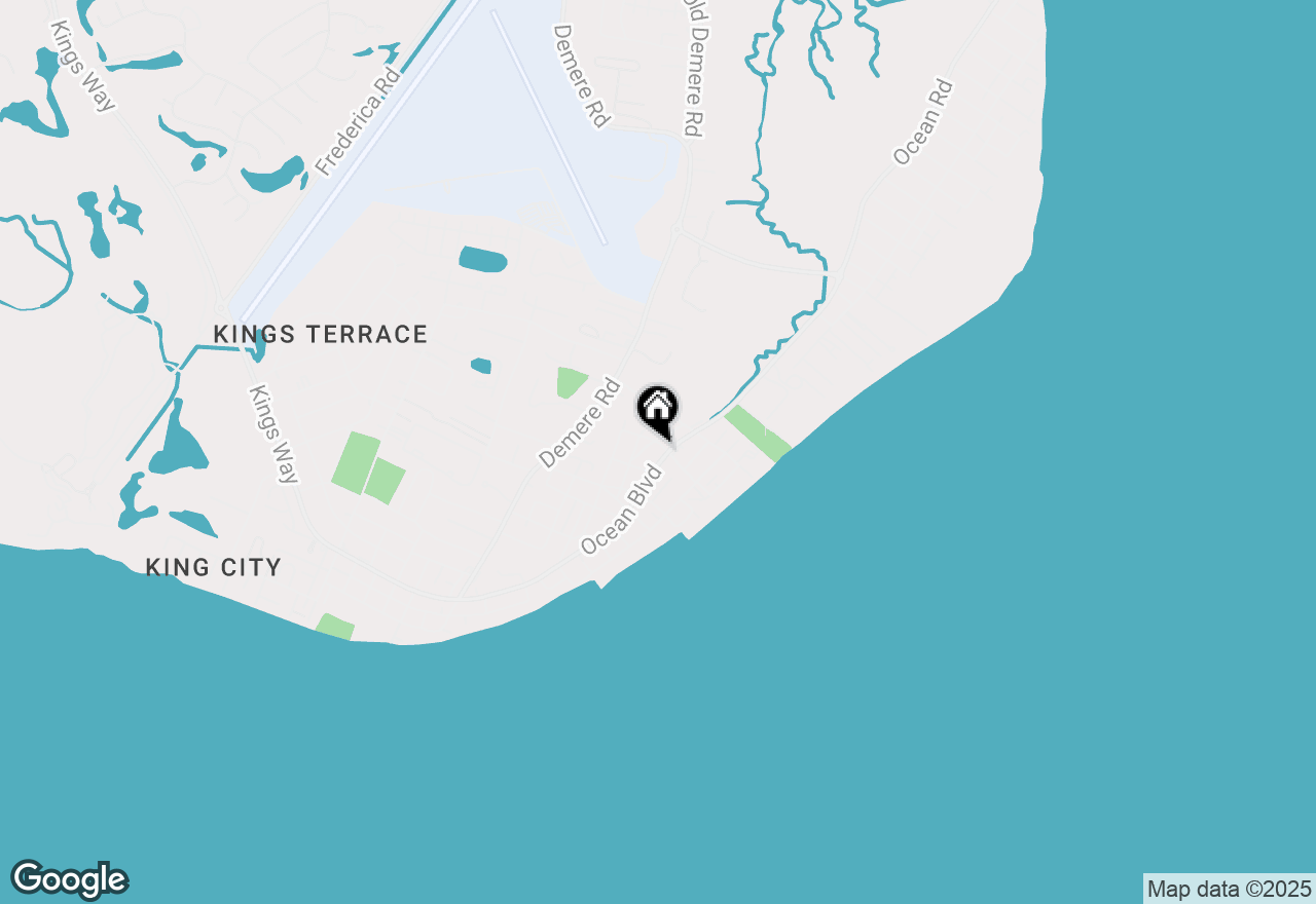 Map of 1153 Ocean Boulevard, St Simons Island, GA 31522