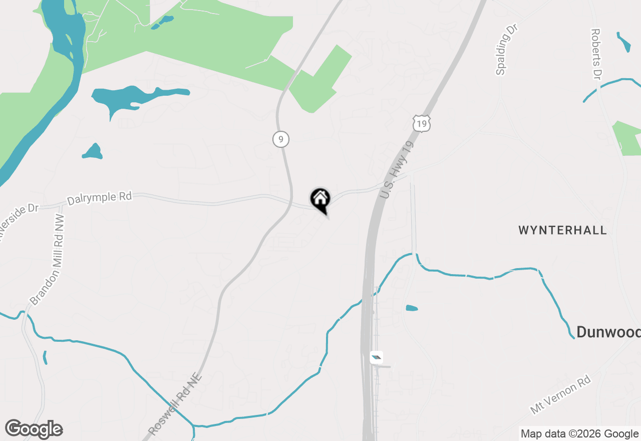 Map of 7960 Highland Bluff, Sandy Springs, GA 30328