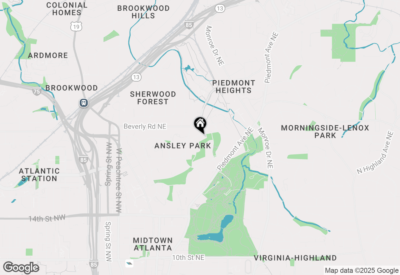 Map of 71 Maddox Drive #C, Atlanta, GA 30309