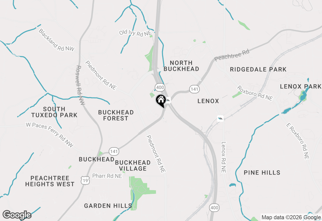 Map of 3338 Peachtree Road Ne #2607, Atlanta, GA 30326