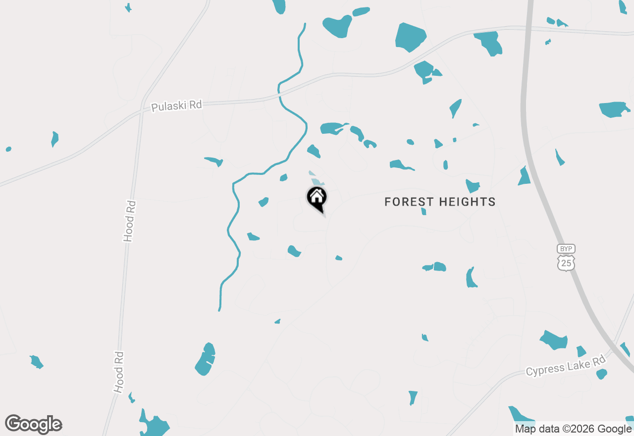 Map of 14 Fairway Drive, Statesboro, GA 30458