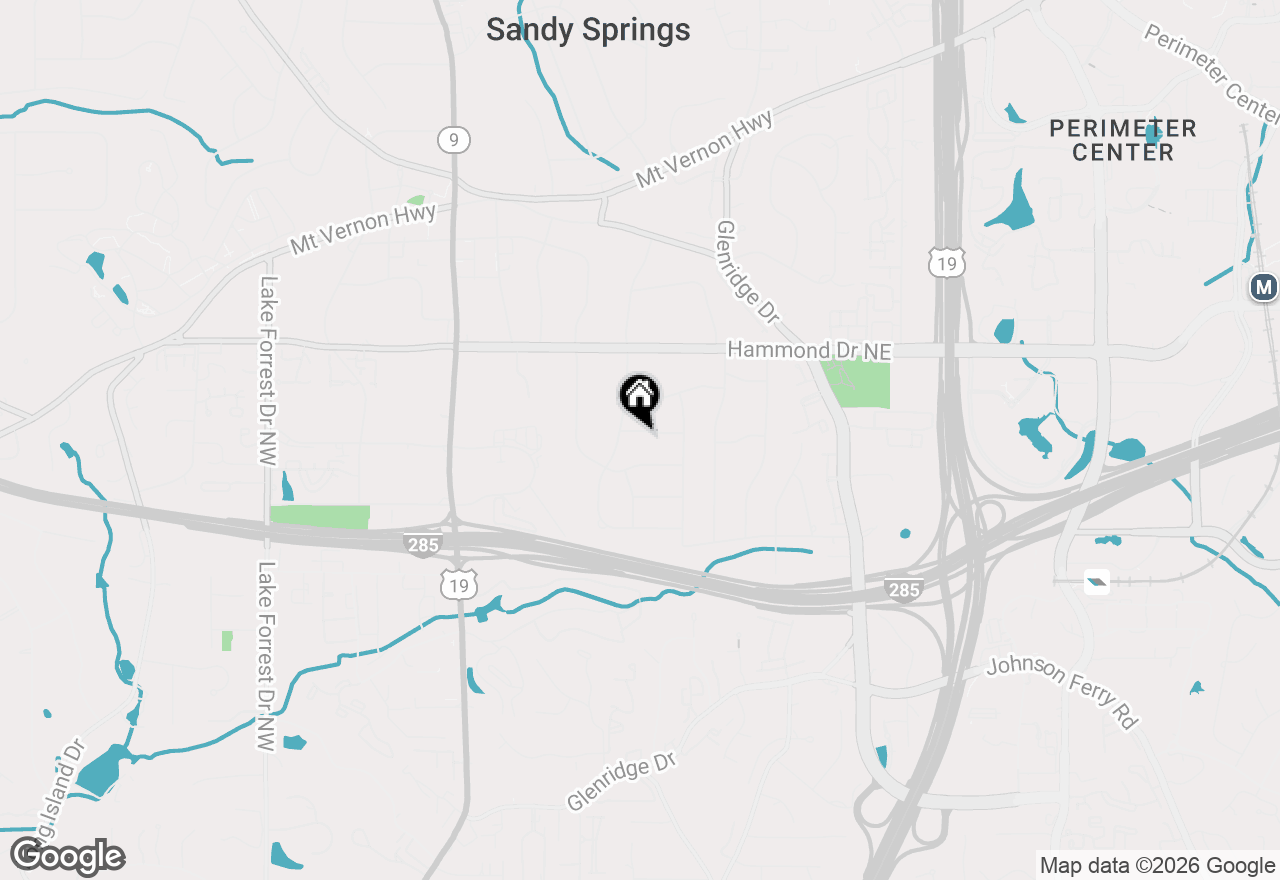 Map of 485 Read Lane, Atlanta, GA 30328