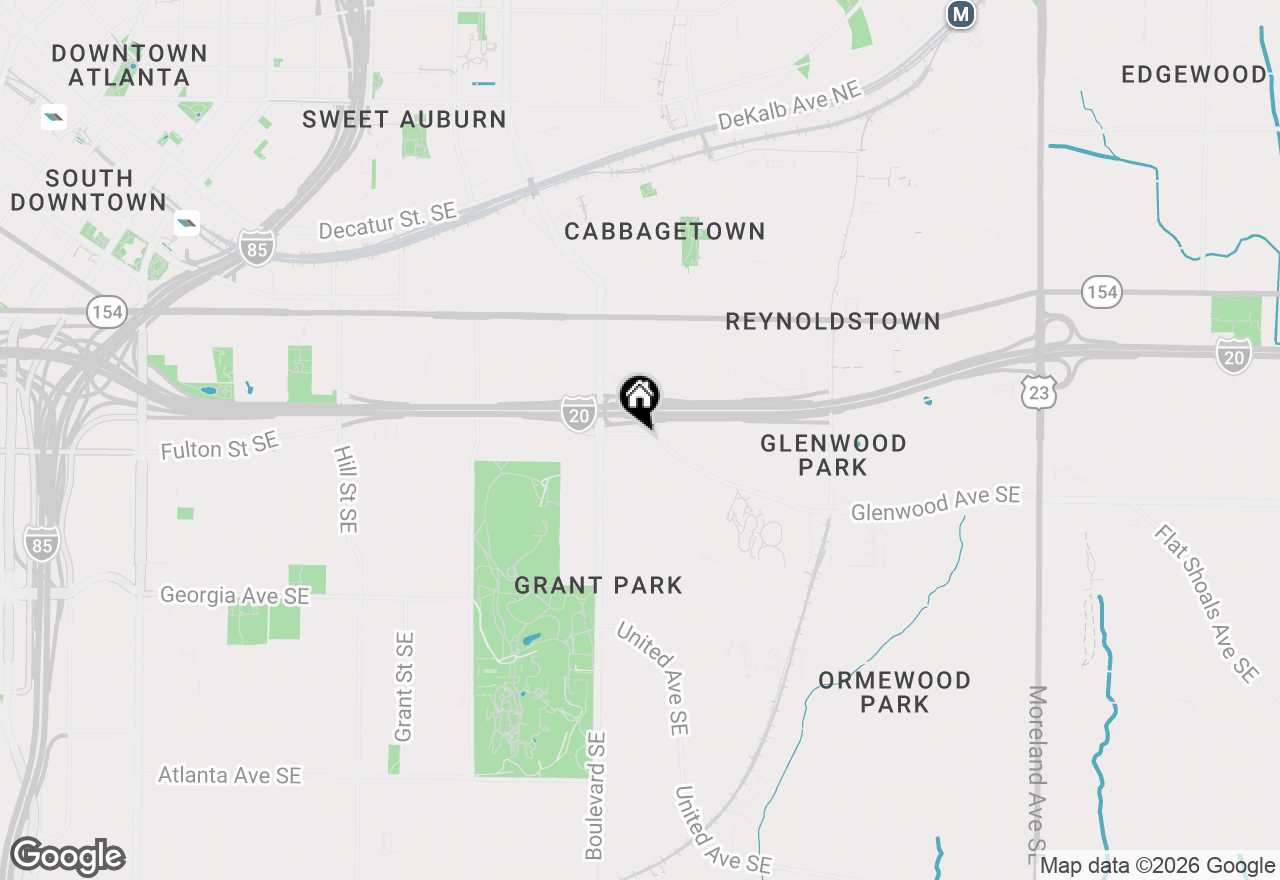 Map of 643 Glenwood Avenue Se, Atlanta, GA 30312