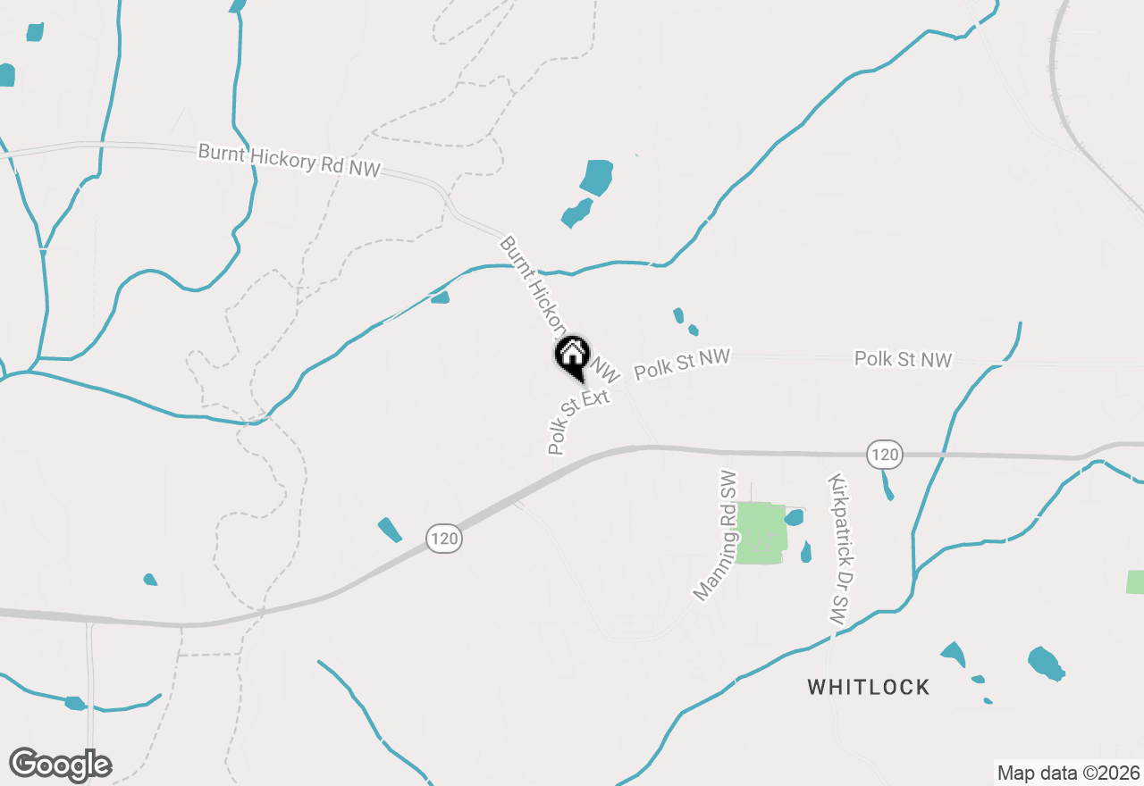 Map of 927 Burnt Hickory Circle Nw, Marietta, GA 30064