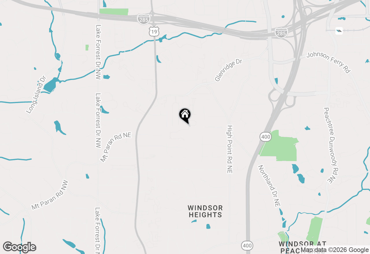 Map of 450 Greenlaurel Drive Ne, Sandy Springs, GA 30342