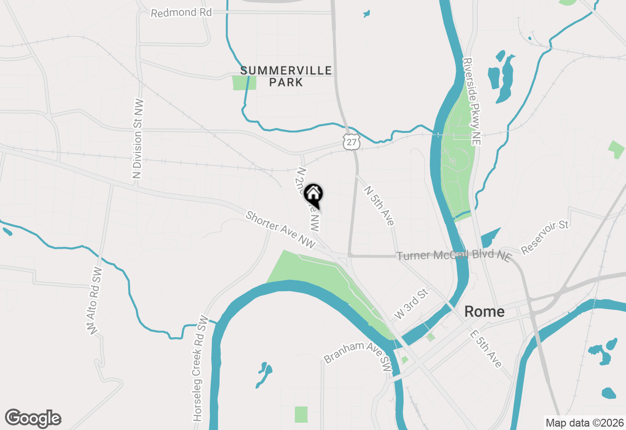 Map of 1005 N 2nd Avenue #6, Rome, GA 30165