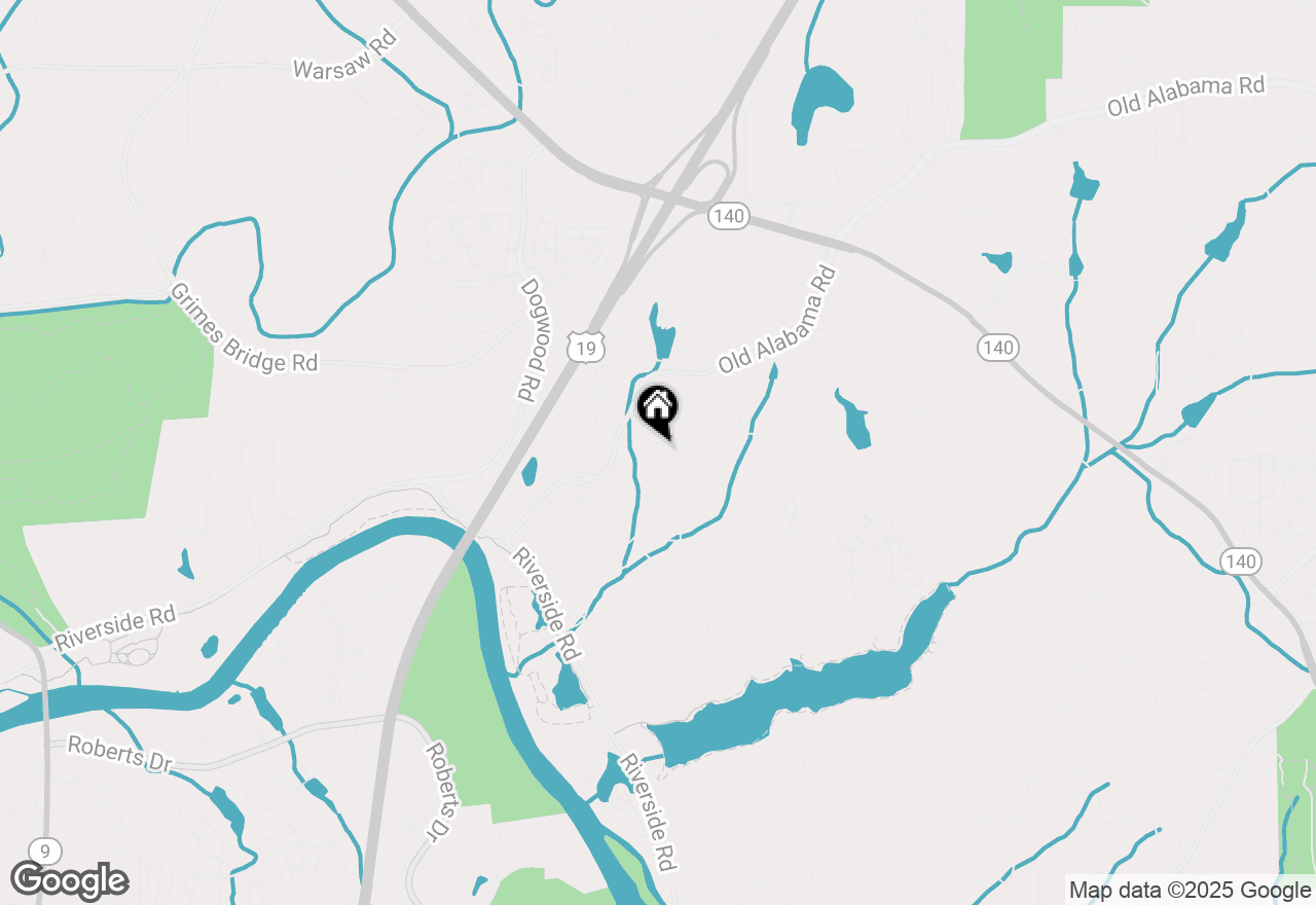 Map of 500 Sweetbirch Lane, Roswell, GA 30076