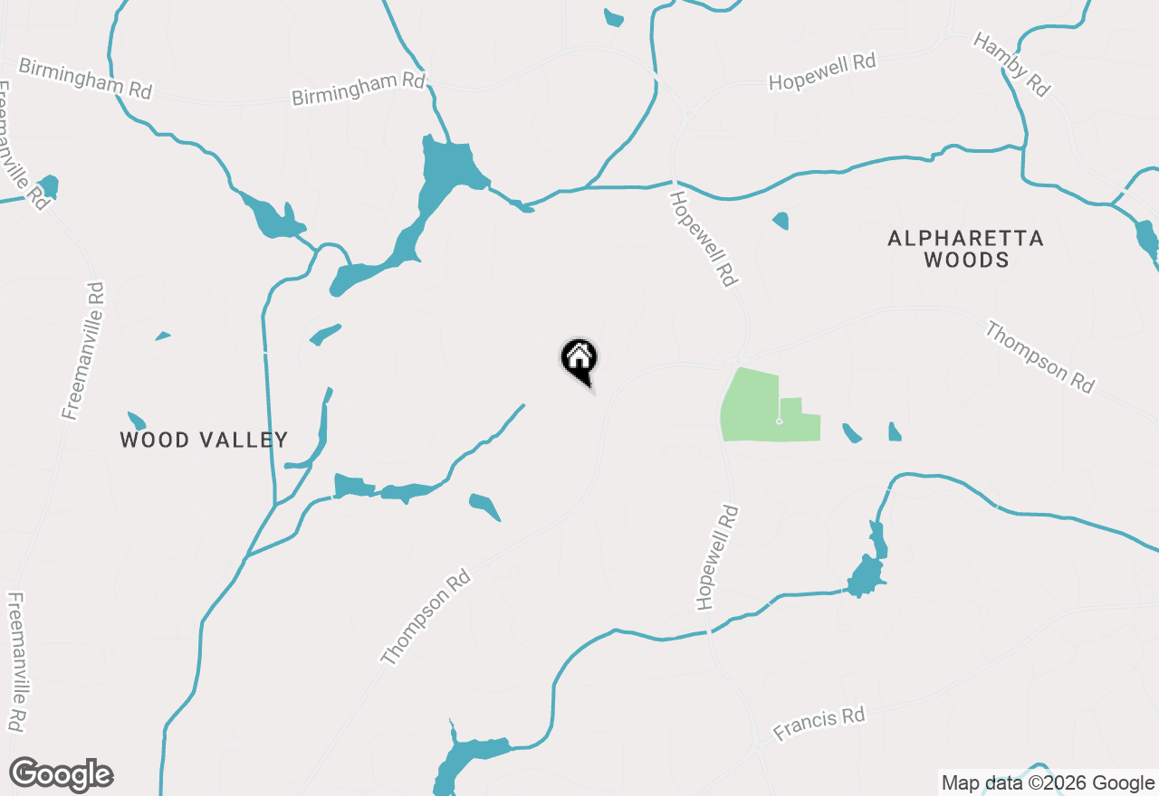 Map of 2309 Dinsmore Road, Milton, GA 30004