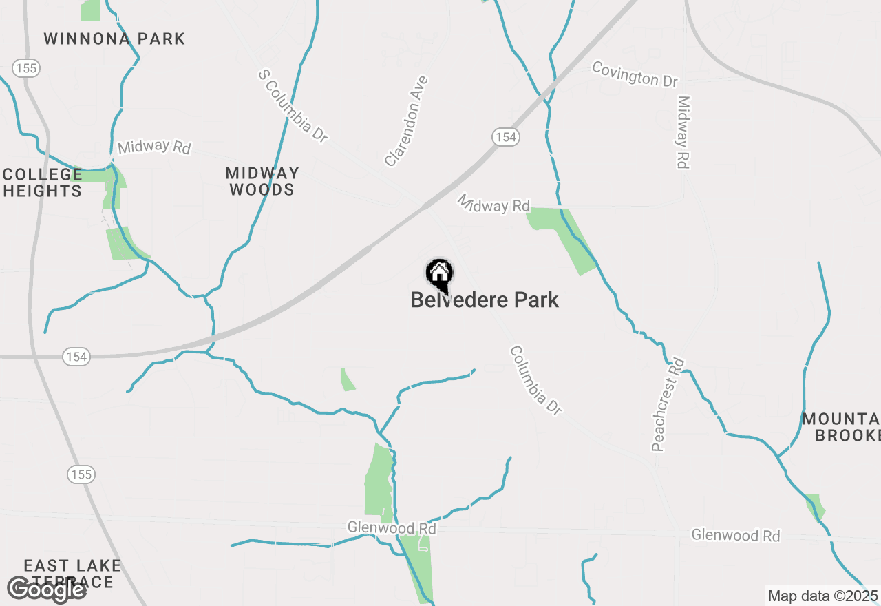 Map of 3011 Belvedere Lane, Decatur, GA 30032