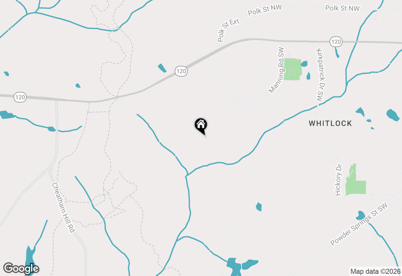 Map of 1109 Cedar Branch Court Sw, Marietta, GA 30064
