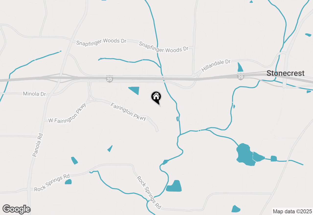 Map of 6303 Fairington Club Drive, Lithonia, GA 30038