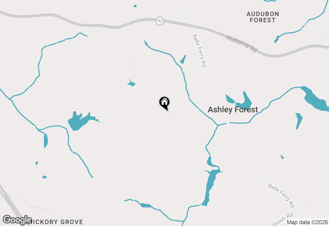 Map of 1172 Ridgeside Drive Nw, Acworth, GA 30102