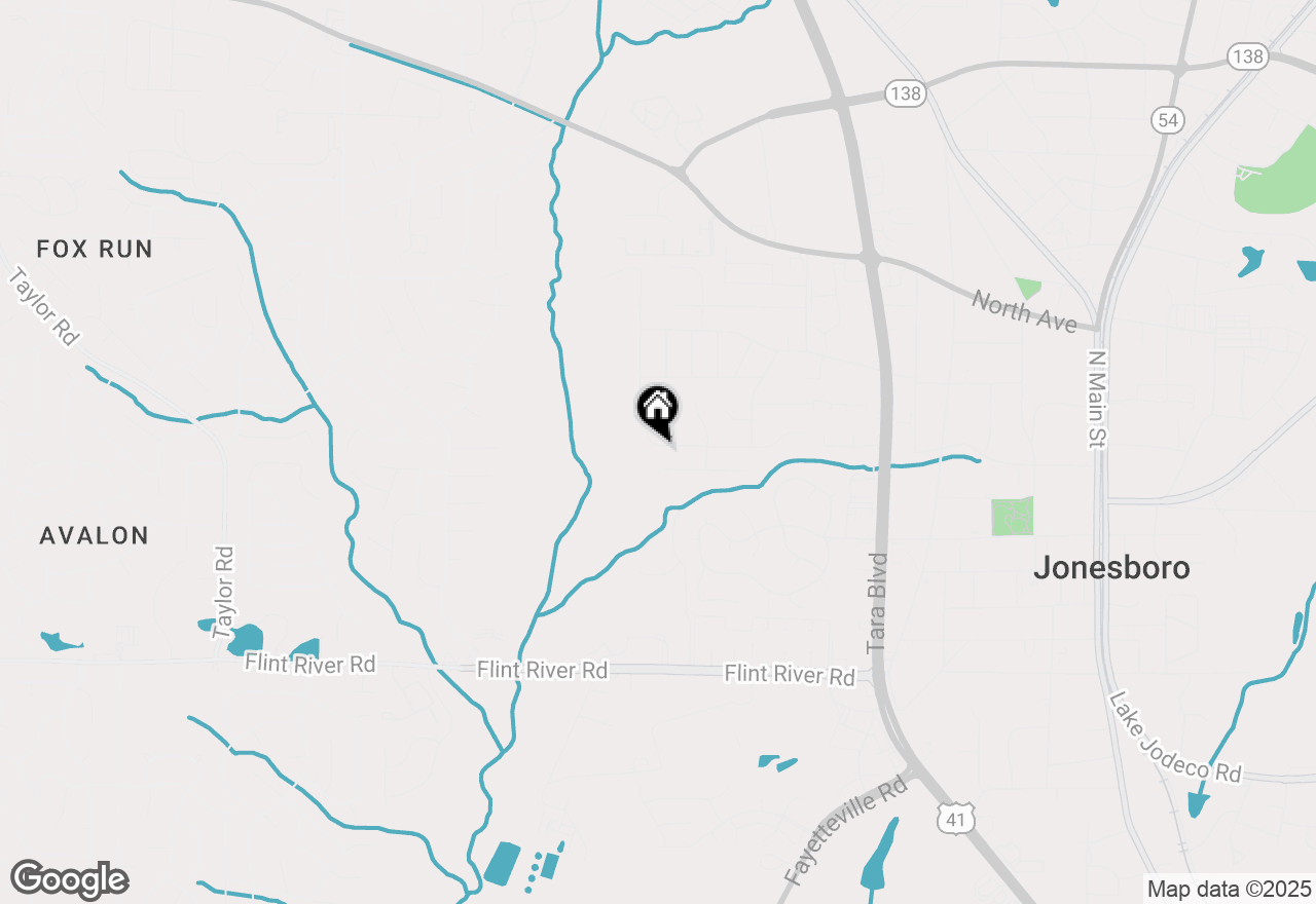 Map of 8387 Magnolia Drive, Jonesboro, GA 30238