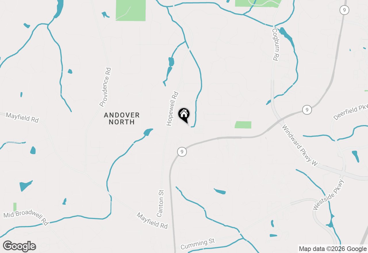 Map of 870 Southfield Lane, Alpharetta, GA 30004