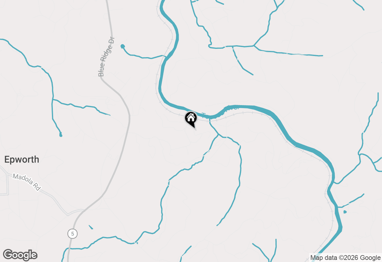 Map of 406 Hope Drive, Blue Ridge, GA 30513