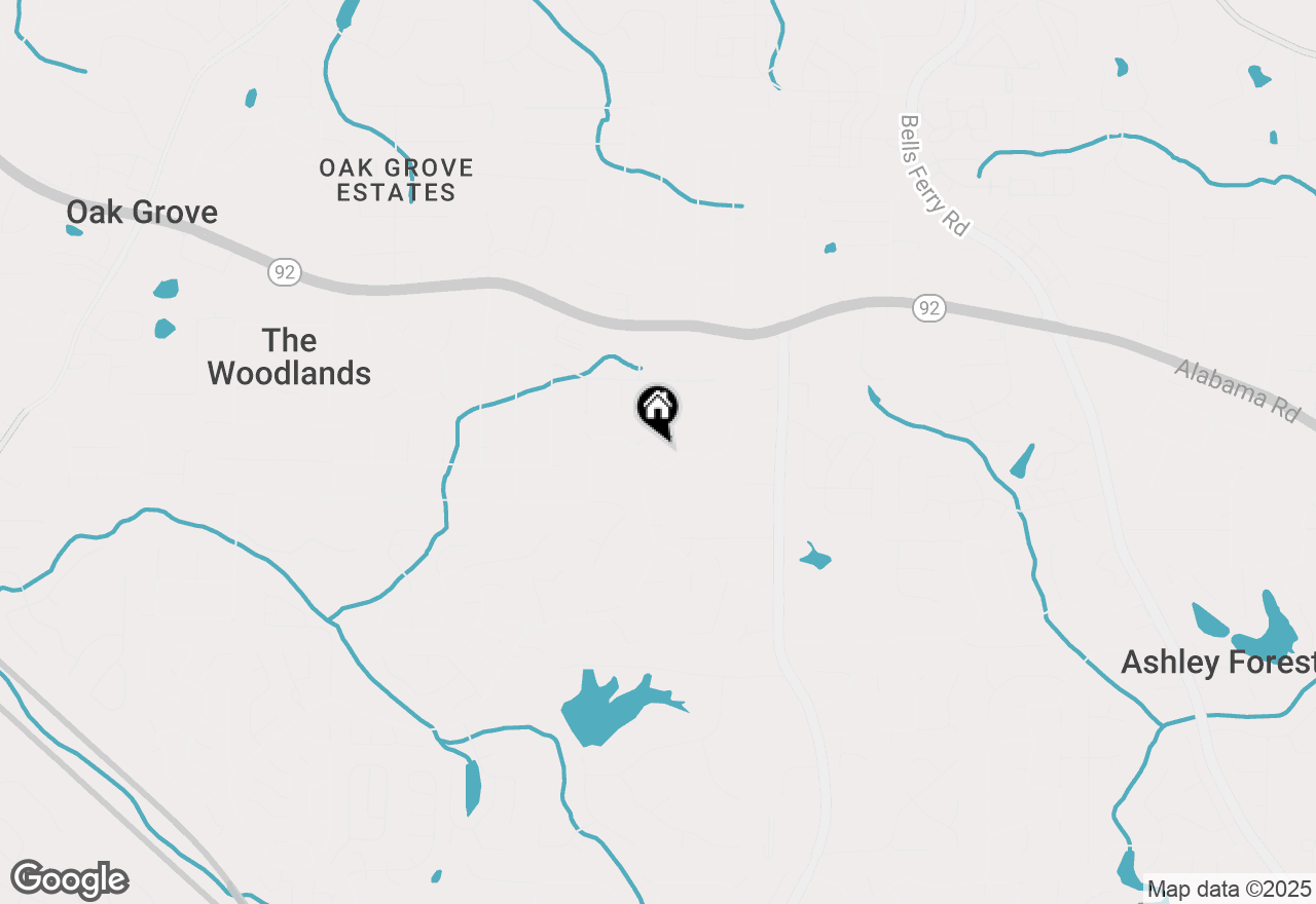 Map of 1606 Shadowbrook Drive, Acworth, GA 30102