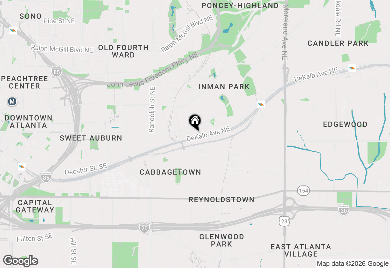 Map of 793 Inman Mews Drive Ne, Atlanta, GA 30307