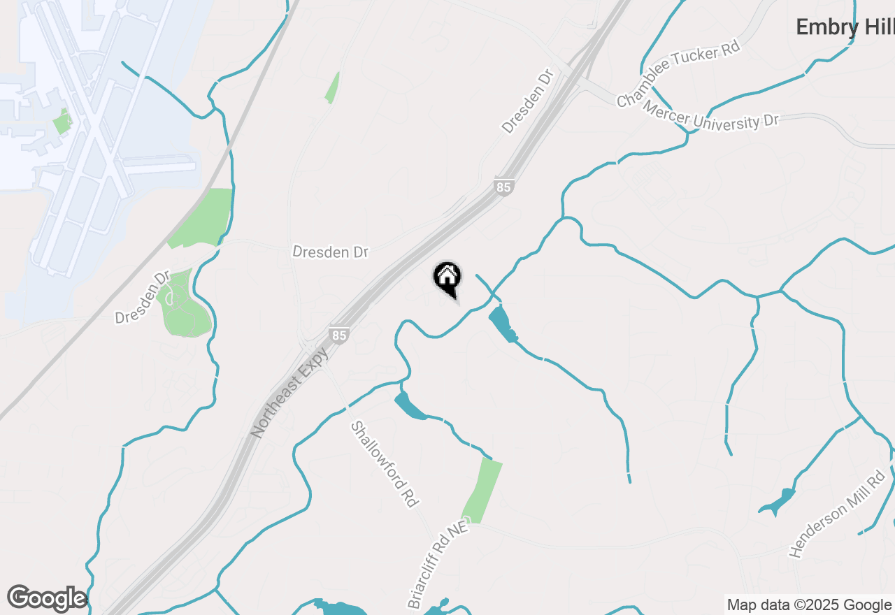 Map of 3095 Colonial Way Way #A, Chamblee, GA 30341