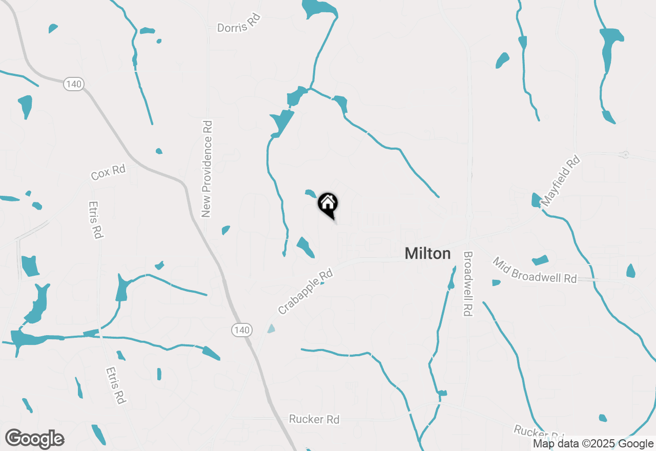 Map of 1260 Lee Street, Milton, GA 30004