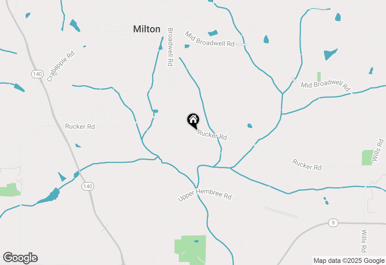 Map of 11850 N Hickory Trace, Alpharetta, GA 30004