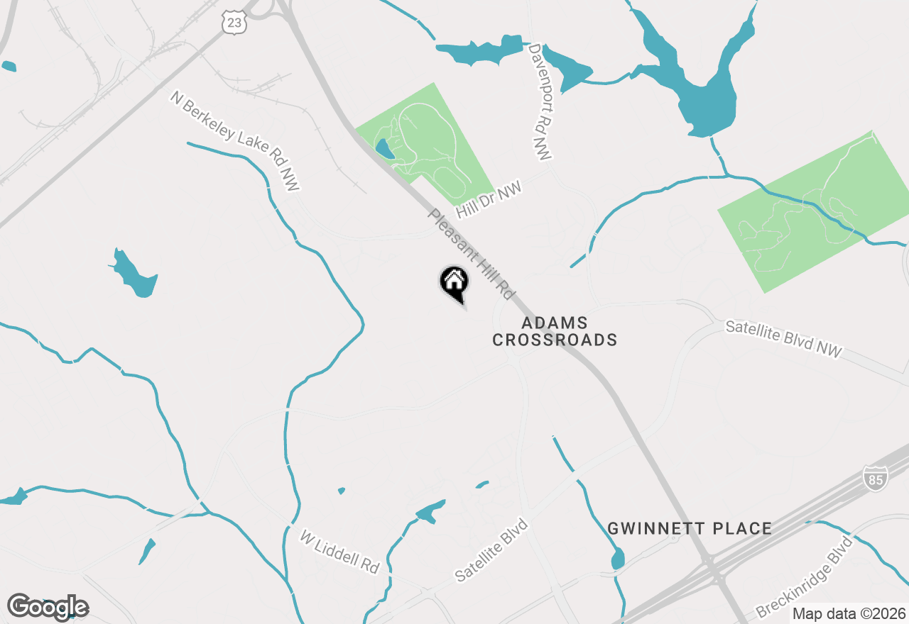 Map of 2425 Rhoanoke Drive, Duluth, GA 30096