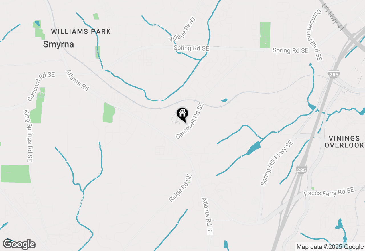 Map of 3249 Howell Drive Se, Smyrna, GA 30080