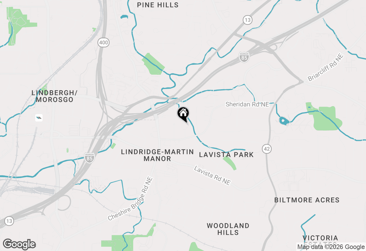 Map of 1430 Sheridan Walk Ne, Atlanta, GA 30324