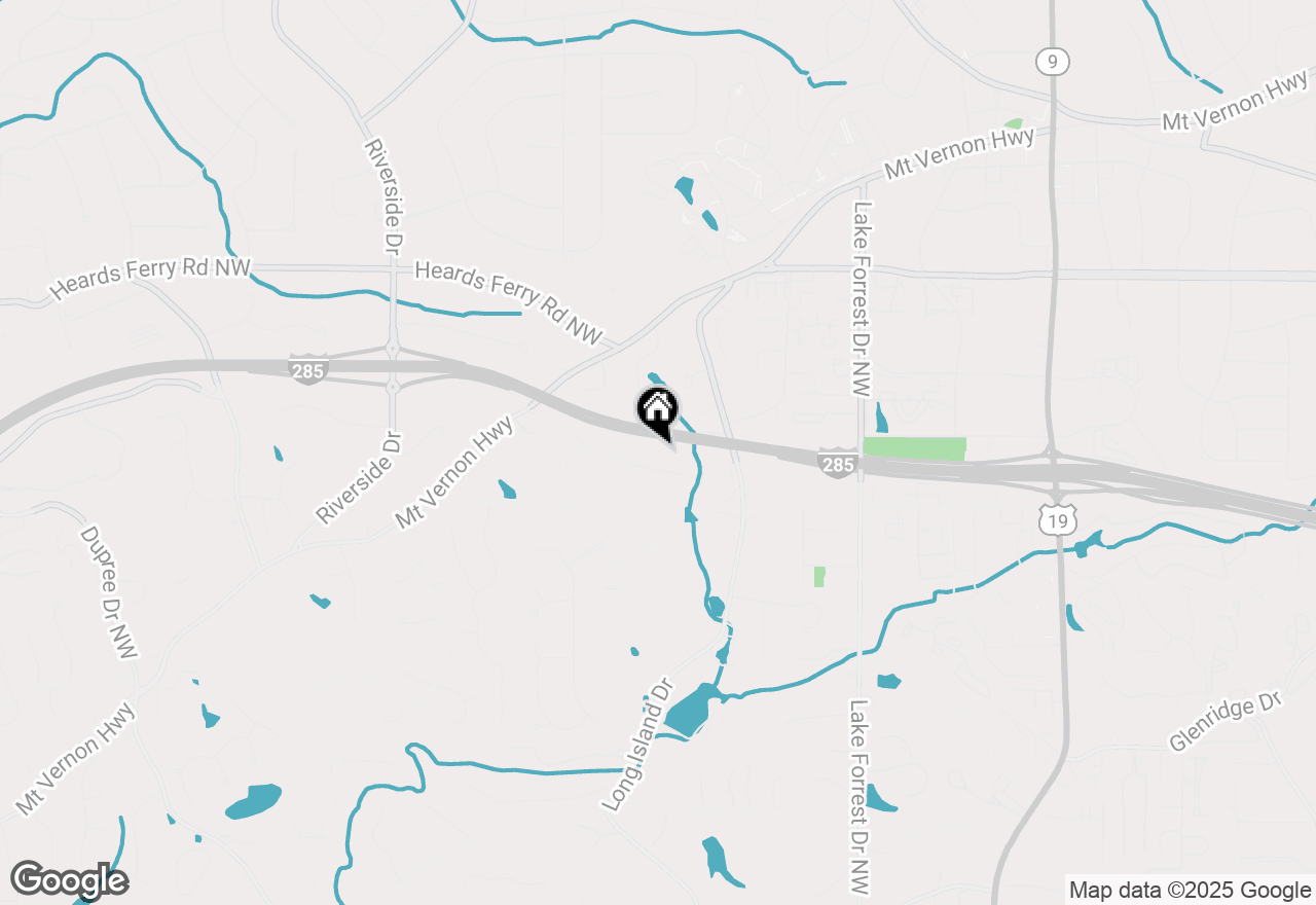Map of 265 Glen Lake Drive, Atlanta, GA 30327