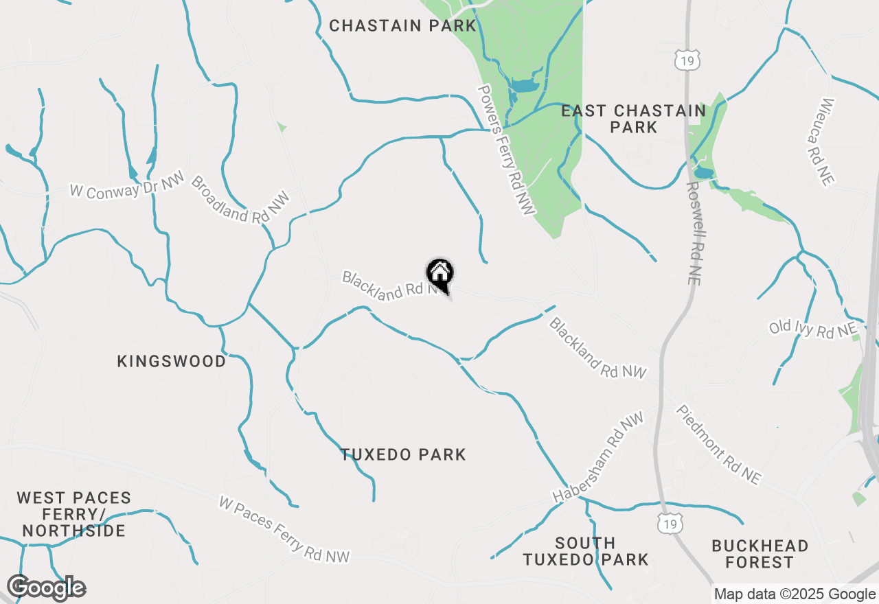Map of 280 Blackland Road Nw, Atlanta, GA 30342