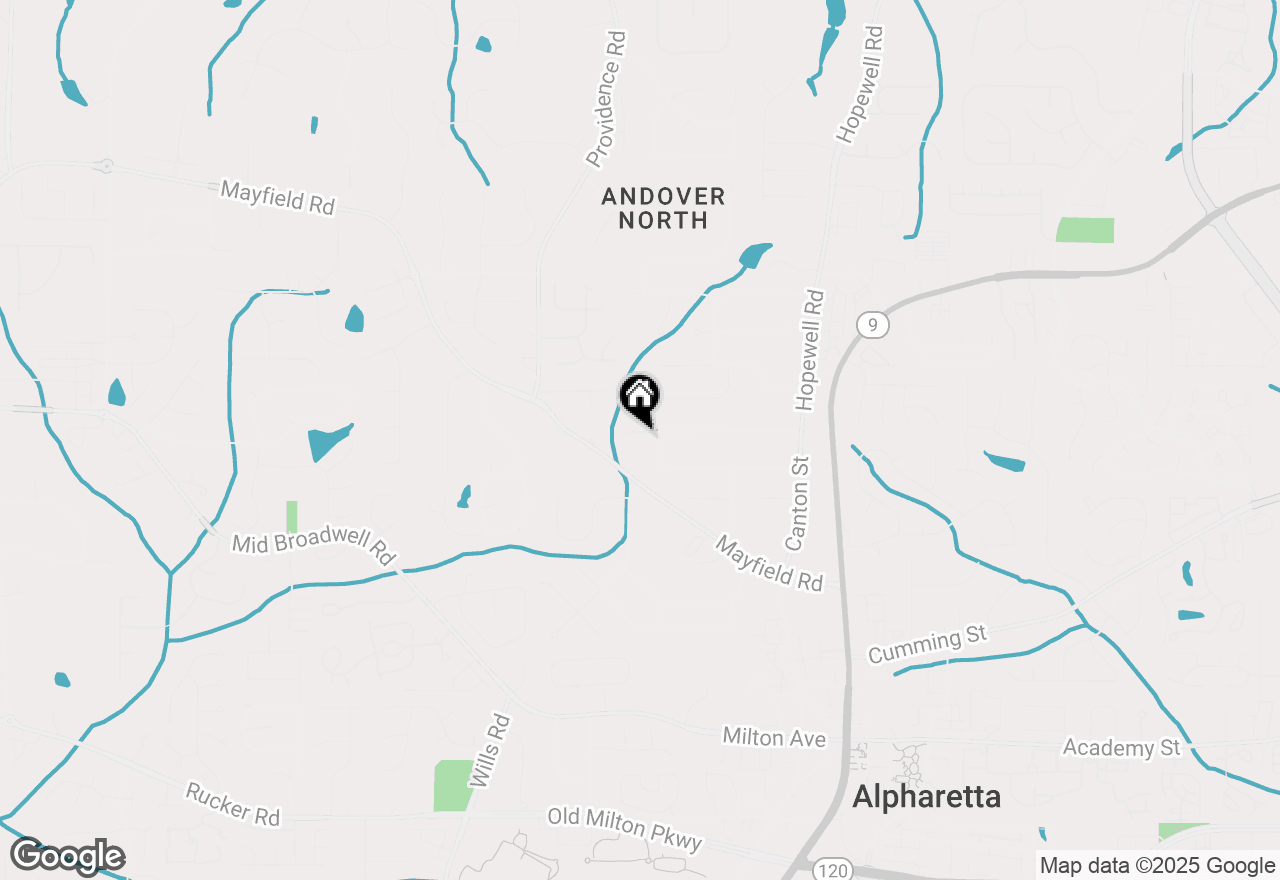 Map of 322 Pebble Trail, Alpharetta, GA 30009