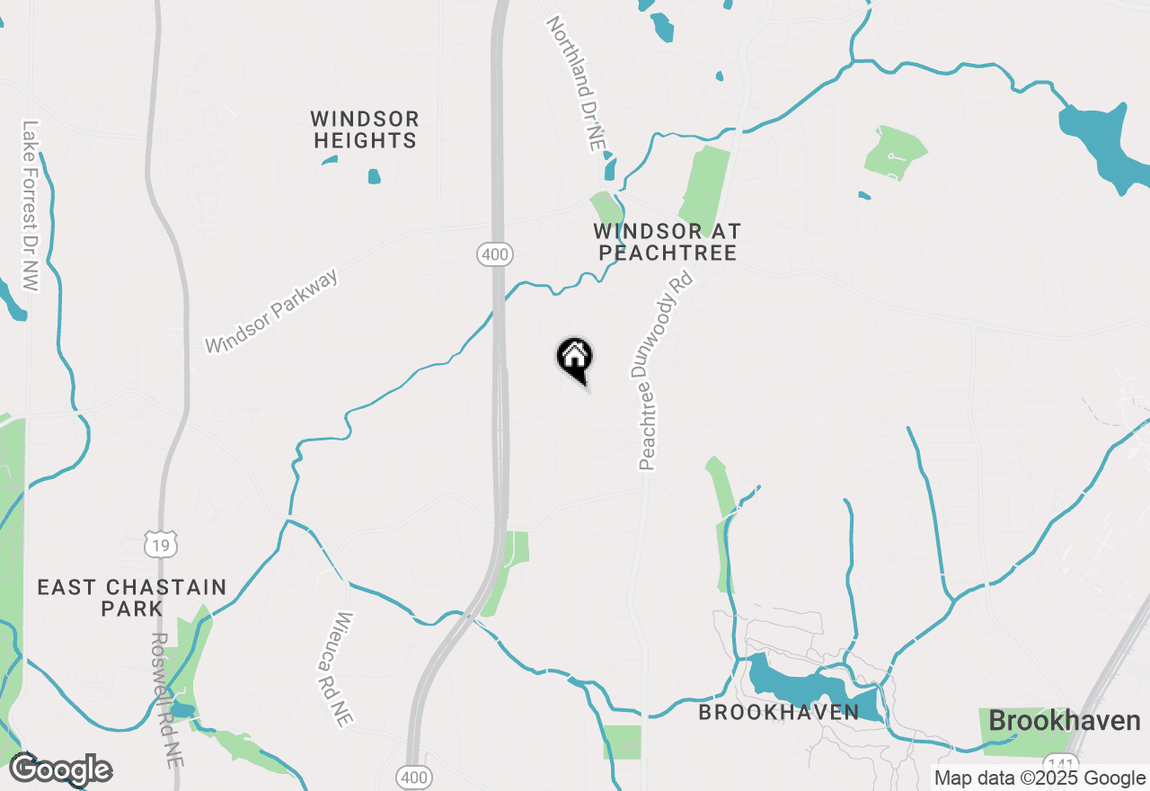 Map of 660 Starlight Drive, Atlanta, GA 30342