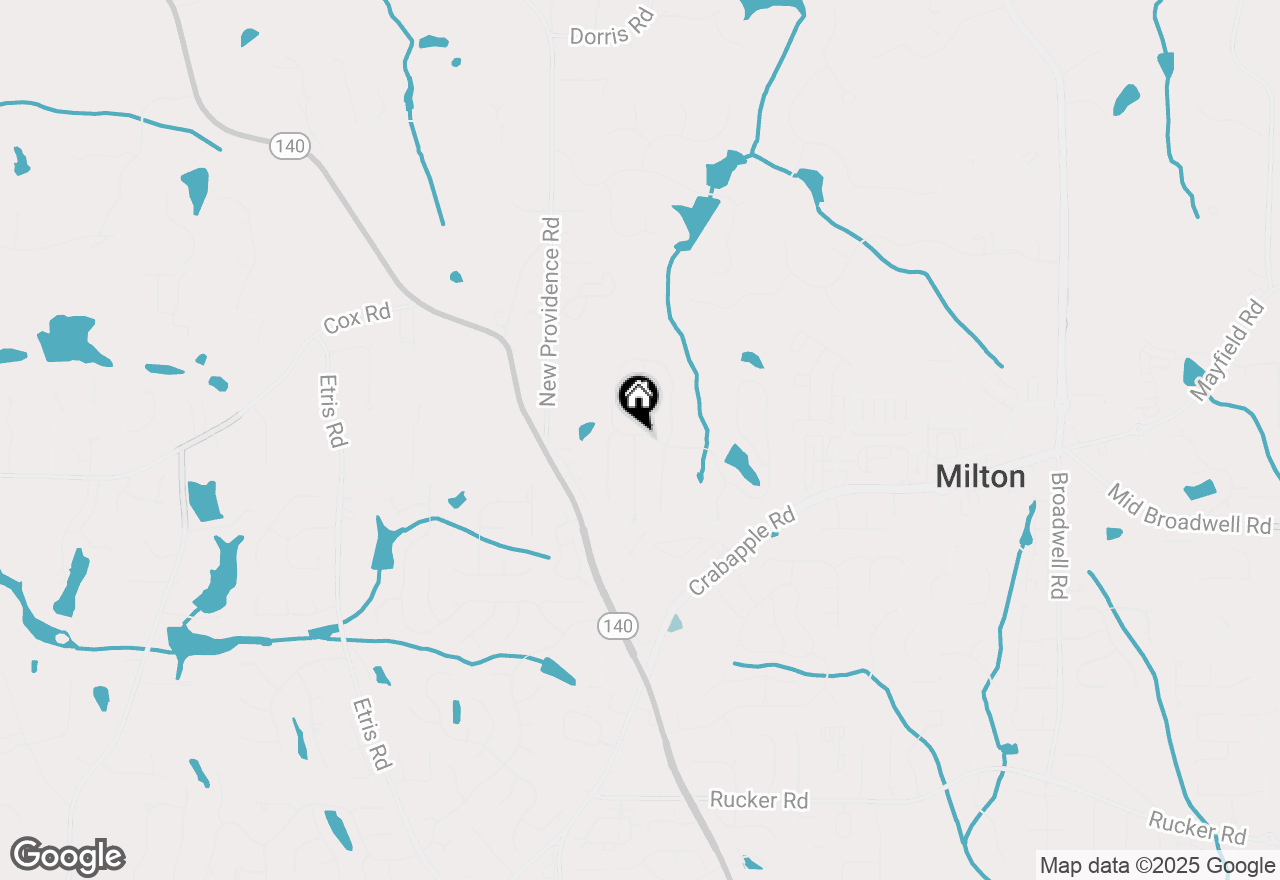 Map of 12592 Waterside Drive, Milton, GA 30004