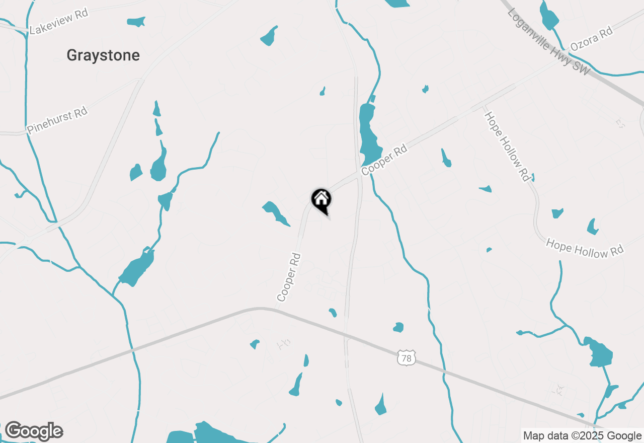 Map of 2628 Swan Lake Drive, Grayson, GA 30017