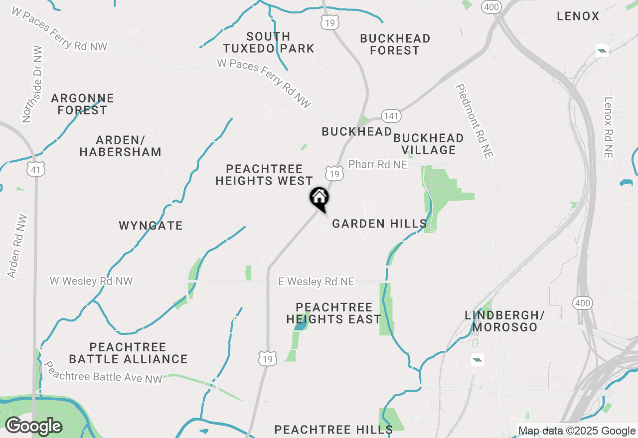 Map of 2881 Peachtree Road Ne #1003, Atlanta, GA 30305