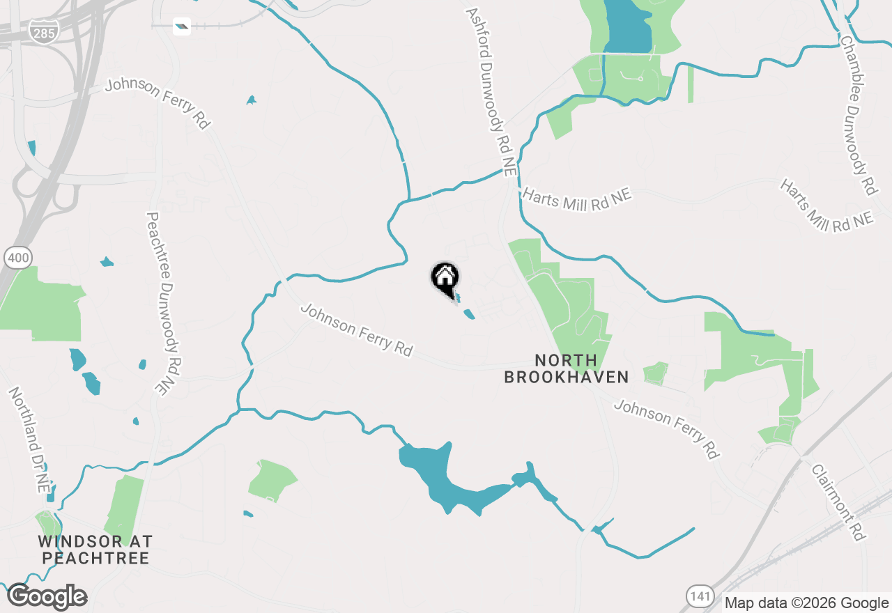 Map of 3585 Sunderland Circle Ne, Brookhaven, GA 30319